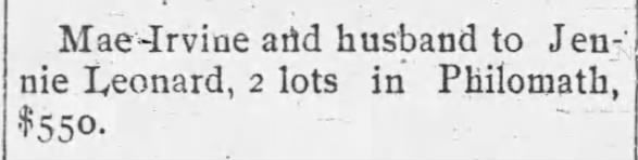 Clipping from The Weekly Gazette-Times